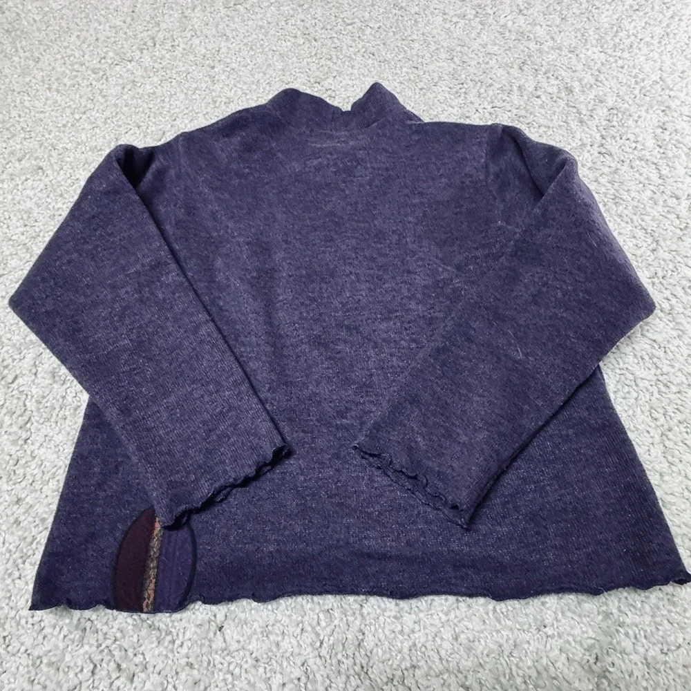 Red Rover Polartec Fleece‎ Pullover Sweater Size Small Purple Long Sleeve